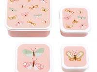 Boîtes à Lunch/Collations Butterflies set de 4 boîtes - photo 7