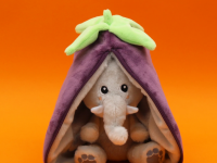 Velvet - L élephant - Aubergine peluche - photo 9
