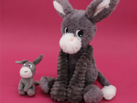 Poitou âne maman et bébé gris - photo 7