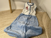 Sac de couchage blanc et bleu 6-18mois - photo 7