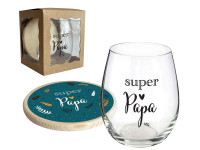 Verre et dessous de verre - Super papa - photo 7