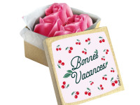 Boite carrée fleurs de savon - Bonnes vacances - photo 7