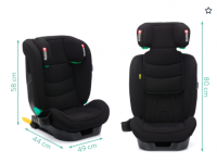 Rehausseur Isofix I-Size 100-150cm Elli noir BFL202-06 - photo 8