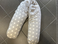 Coussin allaitement gris à pois - photo 7