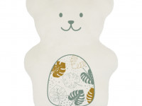 Ourson thérapeutique Beke Bobo - beige / feuilles vertes - photo 7