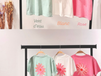 T-shirt imprimé Happy Vibes - Blanc - photo 7