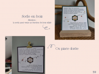 Box une année de petits bonheurs socle en bois - Jolis Lundis - photo 11