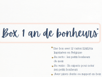 Box une année de petits bonheurs socle en bois - Jolis Lundis - photo 12