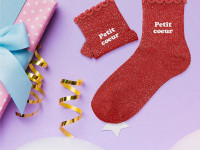 Chaussettes paillettes Fille - Petit coeur - photo 7