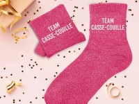 Chaussettes paillettes Dame - Team Casse Couille - photo 7