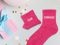 Chaussettes paillettes Dame - Team Connasse - photo 7
