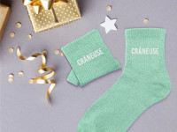 Chaussettes paillettes Dame - Crâneuse - photo 7