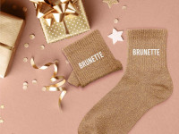 Chaussettes paillettes Dame - Brunette - photo 7