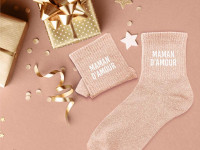 Chaussettes paillettes Dame - Maman d amour - photo 7