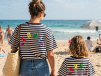 T-shirt rayé Iconic marine - photo 8