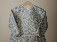 Bavoir tablier à manches - Blue Flowers - photo 7