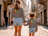 Sweat oversize rayé Iconic marine - photo 9