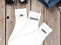 Coffret trio chaussettes Homme Cool Blanc - photo 7