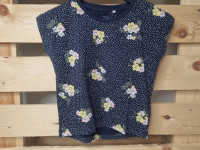 T-shirt marine à pois - photo 7