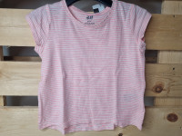 T-shirt blanc ligné rose - photo 7