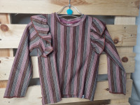 Blouse rouille ligné - photo 7