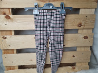 Legging à carreaux ecru et rose - photo 7