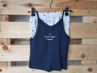 Pyjama short 2pcs noir et blanc - photo 8