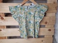 T-shirt kaki fleurs - photo 7