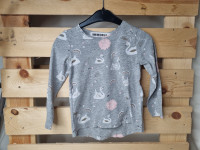 T-shirt manches longues gris dessin - photo 7