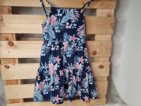 Robe marine fleurs - photo 7