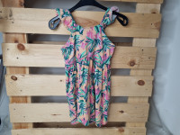 Robe orange fleurs - photo 7