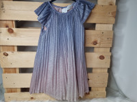 Robe plissée rose et mauve degradé - photo 7
