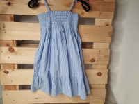 Robe bleu ligné blanc - photo 7