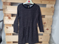 Robe noir chiné argenté - photo 7