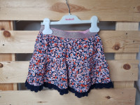 Jupe marine fleuri rose - photo 7