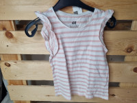 T-shirt rose ligné blanc - photo 7