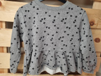 Sweat gris coeur noir - photo 7