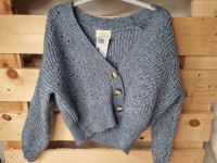 Gilet bleu chiné - photo 7