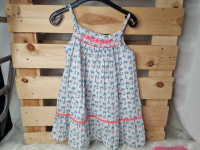 Robe palmier turquoise - photo 7