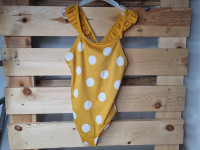 Maillot ocre à pois - photo 7
