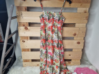Robe blanc chamaré vert et rose - photo 7
