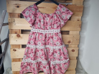 Robe rose fleurs - photo 7