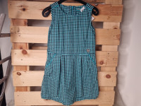 Robe marron à pois turquoise - photo 7