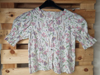 Blouse blanc fleurs - photo 7