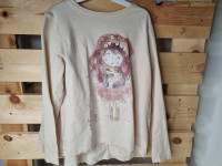 Blouse beige à pois rose - photo 7