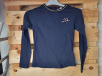 T-shirt manches longues marine - photo 7