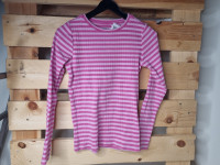 T-shirt manches longues rose ligné - photo 7