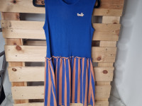 Robe camel ligné bleu - photo 7