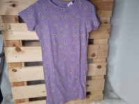 Robe de nuit mauve à motif - photo 7