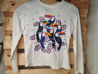 T-shirt manches longues blanc oiseau - photo 7